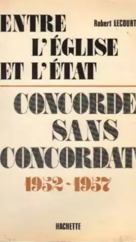 Couverture du produit · Concorde sans concordat
