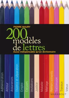 Couverture du produit · 200 modèles de lettres