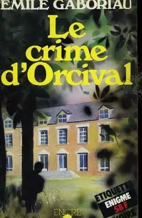 Couverture du produit · Le crime d'orcival