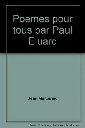 Couverture du produit · Poemes pour tous par Paul Eluard