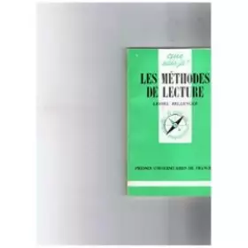 Couverture du produit · Les Méthodes de lecture (Que sais-je)