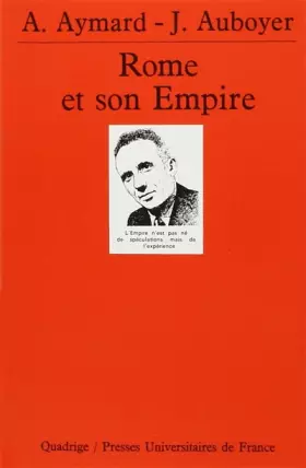 Couverture du produit · Rome et son Empire