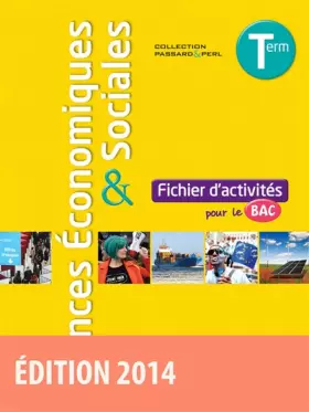 Couverture du produit · Sciences économiques et sociales Tle ES &x2022 Fichier d'activités