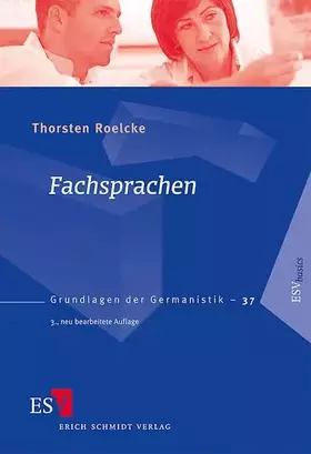 Couverture du produit · Fachsprachen (Grundlagen der Germanistik)