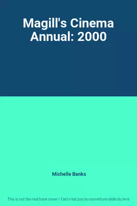 Couverture du produit · Magill's Cinema Annual: 2000