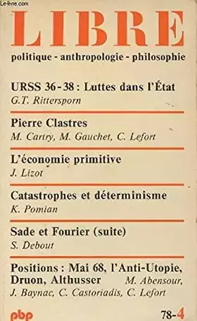 Couverture du produit · Libre 4 347p 120493