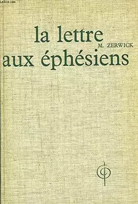Couverture du produit · La lettre aux Ephésiens