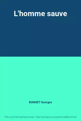 Couverture du produit · L'homme sauve