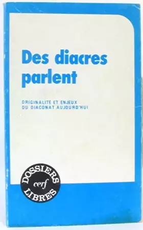 Couverture du produit · Des diacres parlent                                                                           032197