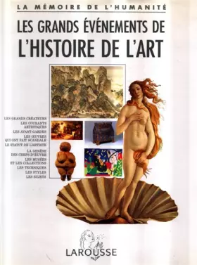 Couverture du produit · Les grands évènements de l'histoire de l'art