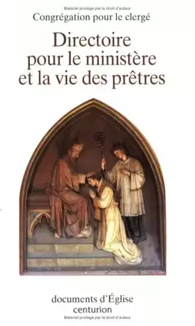 Couverture du produit · Directoire pour le ministère et la vie des prêtres