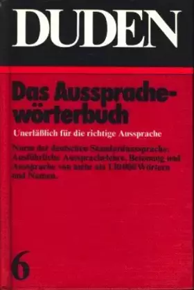 Couverture du produit · Ausspracheworterbuch