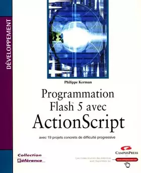 Couverture du produit · Programmation Flash 5 avec Action Script