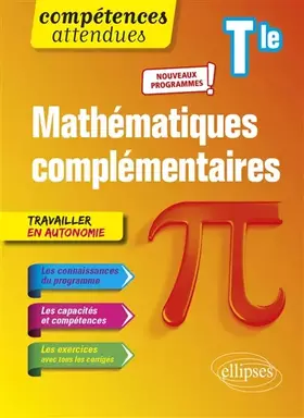 Couverture du produit · Mathématiques complémentaires - Terminale - nouveaux programmes