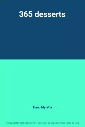 Couverture du produit · 365 desserts