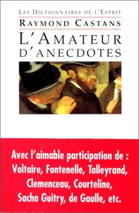 Couverture du produit · L'Amateur d'anecdotes
