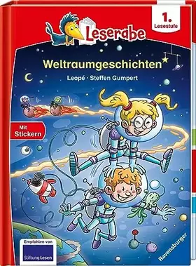 Couverture du produit · Leserabe 1. Lesestufe - Weltraumgeschichten: Mit Stickern