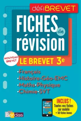 Couverture du produit · DéfiBrevet compilation Fiches de Révision Brevet
