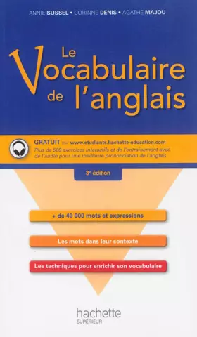 Couverture du produit · Le vocabulaire de l'anglais
