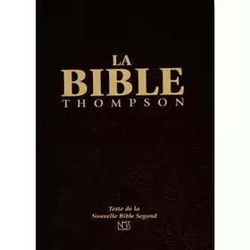 Couverture du produit · La Bible Thompson: NBS Rigide, noir