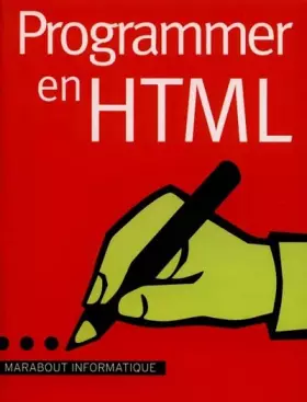 Couverture du produit · Programmer en HTML