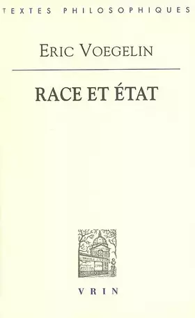Couverture du produit · Race et Etat