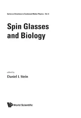 Couverture du produit · Spin Glasses And Biology (World Scientific Series on Directions in Condensed Matter Physics, 6)