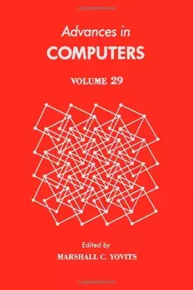 Couverture du produit · Advances in Computers, Vol. 29