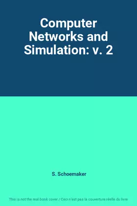 Couverture du produit · Computer Networks and Simulation: v. 2