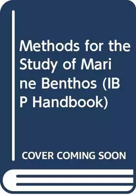 Couverture du produit · Methods for the Study of Marine Benthos