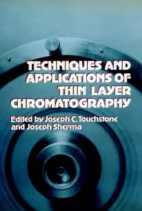 Couverture du produit · Techniques and Applications of Thin Layer Chromatography