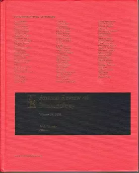 Couverture du produit · Annual Review of Immunology 2008