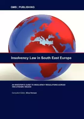 Couverture du produit · Insolvency Law in South East Europe