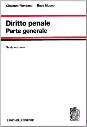 Couverture du produit · Diritto penale. Parte generale