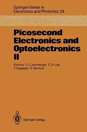 Couverture du produit · Picosecond Electronics and Optoelectronics II: Proceedings of the Second OSA-IEEE (LEOS) Incline Village, Nevada, January 14–16