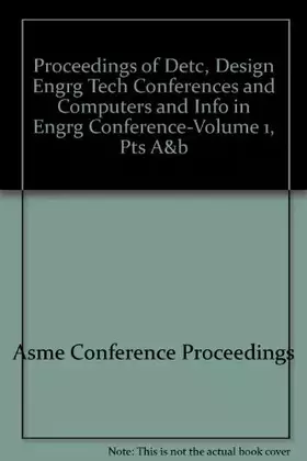 Couverture du produit · 23rd Computers and Information in Engineering Conference: Proceedings of the 2003 ASME Design Engineering Technical Conferences