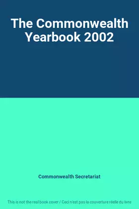 Couverture du produit · The Commonwealth Yearbook 2002