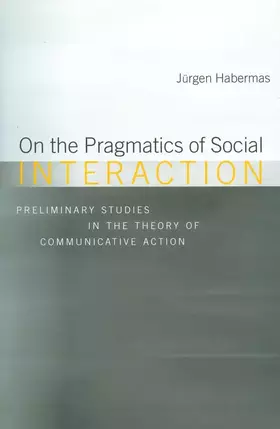 Couverture du produit · On the Pragmatics of Social Interaction