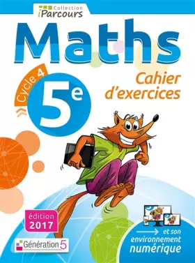Couverture du produit · Cahier d'Exercices Iparcours Maths Cycle 4 - 5e (2017)