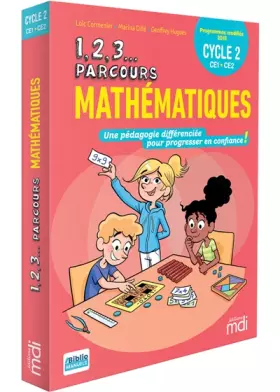 Couverture du produit · 1,2,3... Parcours Mathématiques - Fichier CE + CD 2019