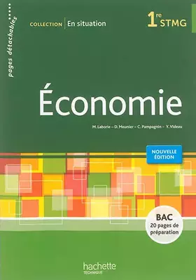 Couverture du produit · En situation Économie 1re STMG - Livre élève consommable - Ed. 2015