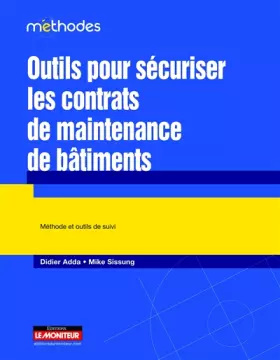 Couverture du produit · Outils pour sécuriser les contrats de maintenance de bâtiments