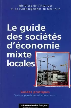 Couverture du produit · Le guide des sociétés d'économie mixte locales