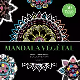 Couverture du produit · Black Premium : Mandala végétal
