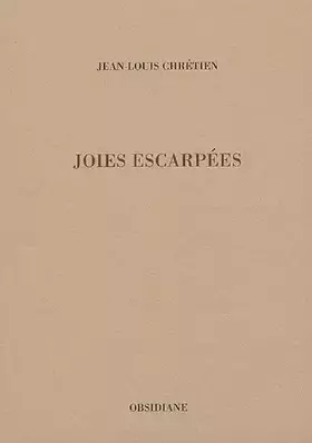 Couverture du produit · Joies escarpées