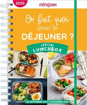 Couverture du produit · On fait quoi pour le déjeuner ? Spécial lunchbox Mémoniak 2020-2021