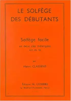 Couverture du produit · Solfege des debutants - cles de sol et fa --- formation musicale