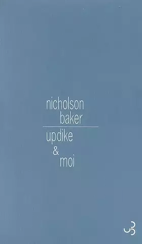 Couverture du produit · Updike & moi
