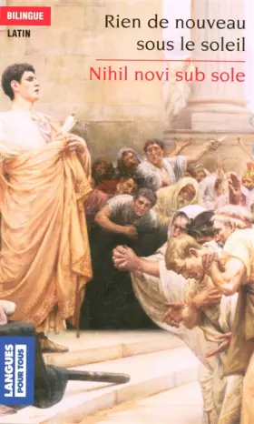 Couverture du produit · Nihil novi sub sole - Rien de nouveau sous le soleil