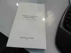Couverture du produit · L'univers symbolique d'albert camus : essai d'interprétation psychanalytique